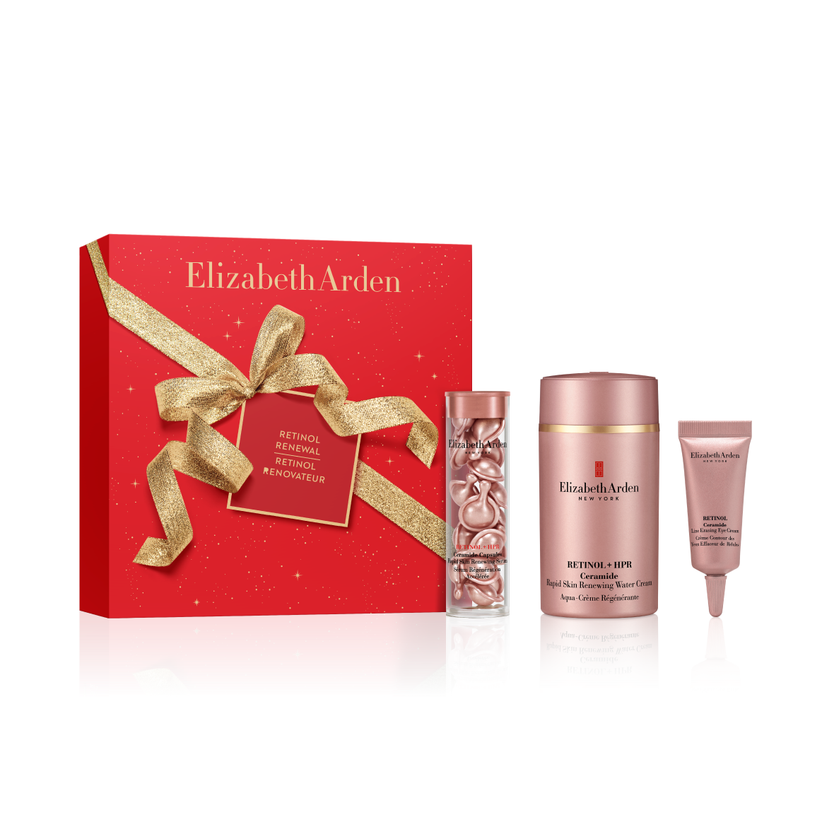 Elizabeth Arden Retinol skincare set with a gift box