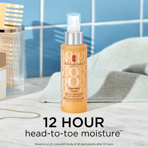 12 Hour head-to-toe moisture* *Based on a US consumer study of 30 participants after 12 hours