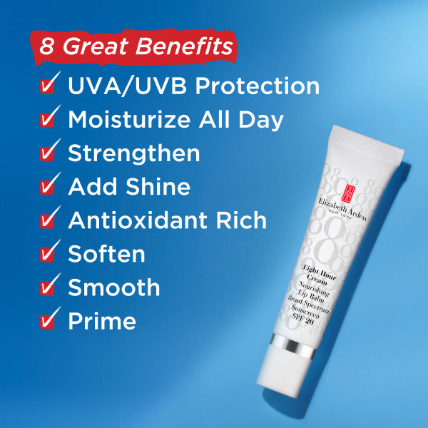 8 Great Benefits- UVA/UVA Protection, moisturize all day, strengthen, add shine, antioxidant rich, soften, smooth, and prime