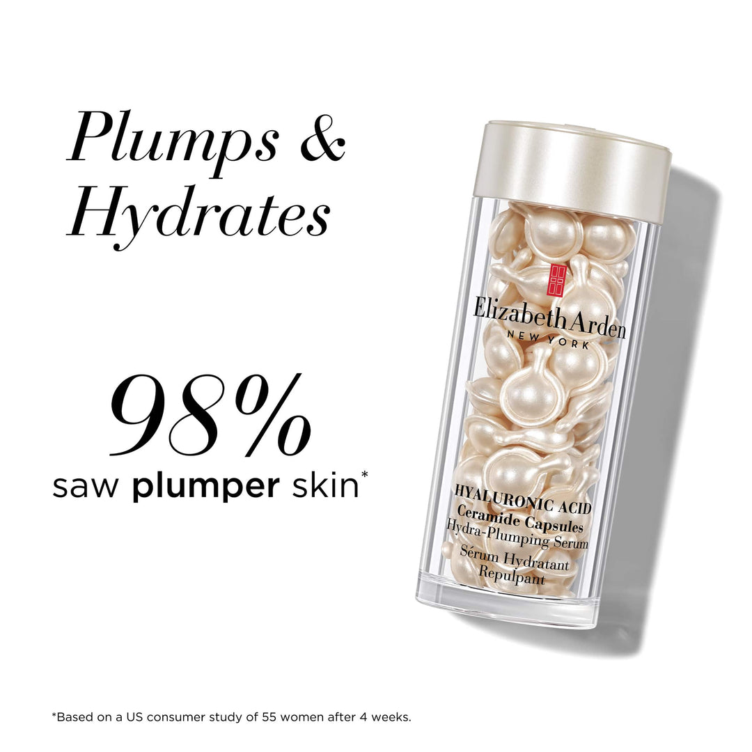 Plumps and Hydrates. 98% saw plumper skin* *Based on a US consumer study of 55 women after 4 weeks
