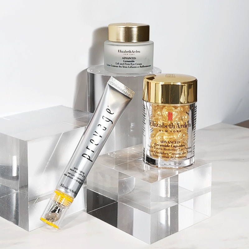 Elizabeth Arden skincare products on a white background