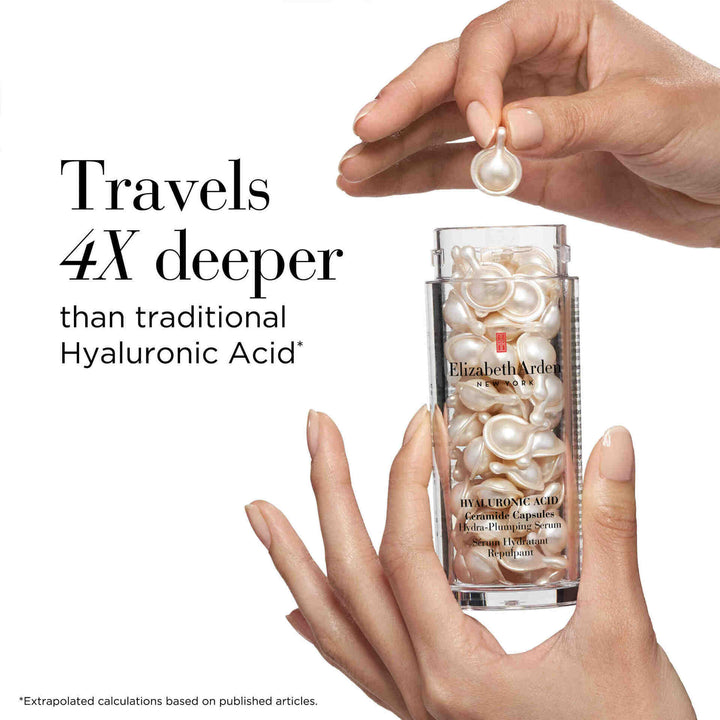Hyaluronic Acid Ceramide Capsules Hydra-Plumping Serum Set - 120-Piece