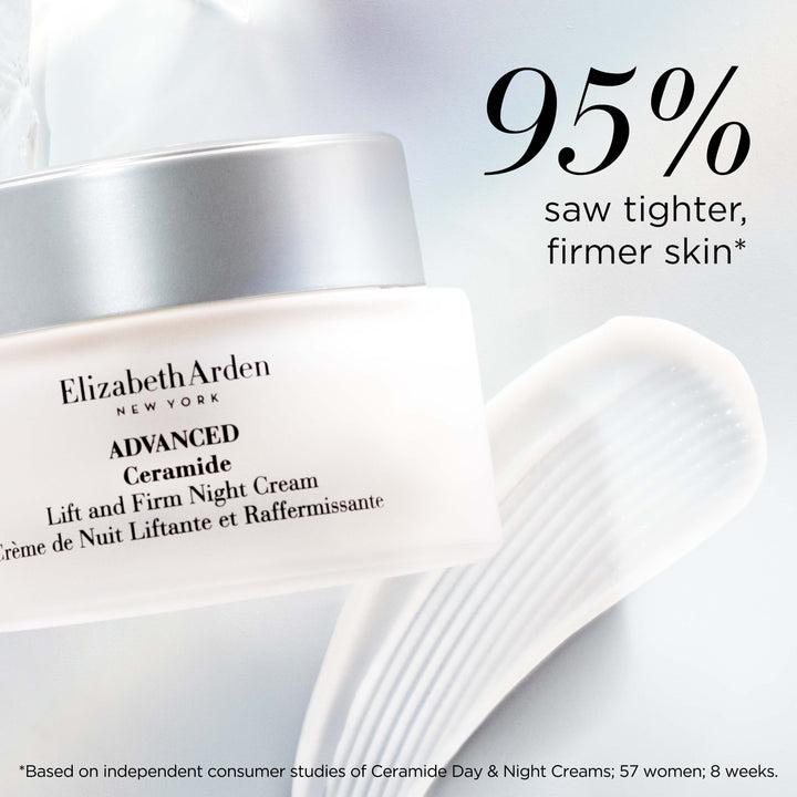 95% saw tighter, firmer skin**Based on independent consumer studies of Ceramide Day and Night Creams; 57 women; 8 weeks