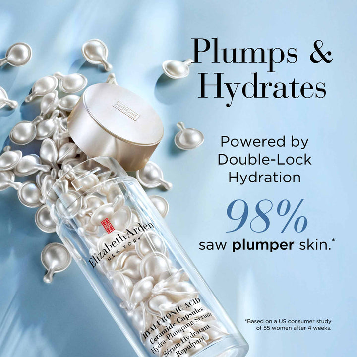 Plumps and hydrates. Powered by Double-Lock Hydration, 98% saw plumper skin**Based on a US consumer study of 55 women after 4 weeks
