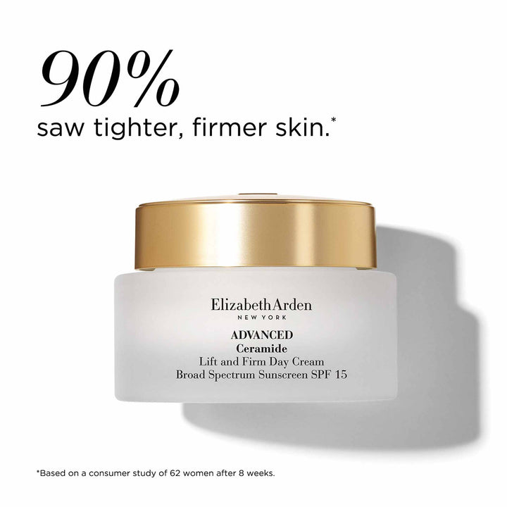 90% saw tighter, firmer skin**Based on a consumer study of 62 women after 8 weeks