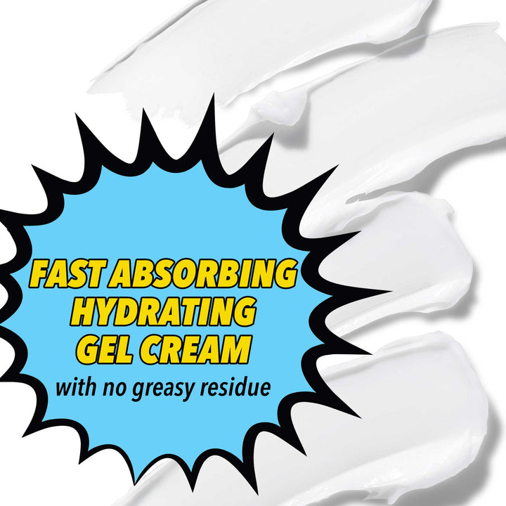 Fast absorbing hydrating gel cream with no greasy residue