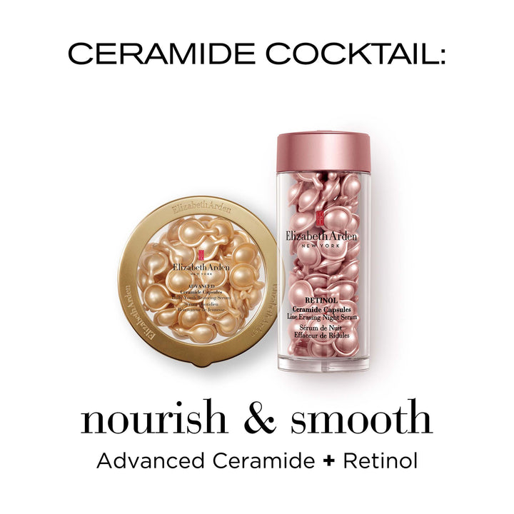Nourish and smooth with advanced ceramide and retinol