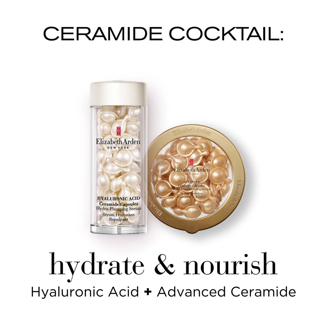 Hydrate with Hyaluronic Acid and Nourish with Advanced Ceramide