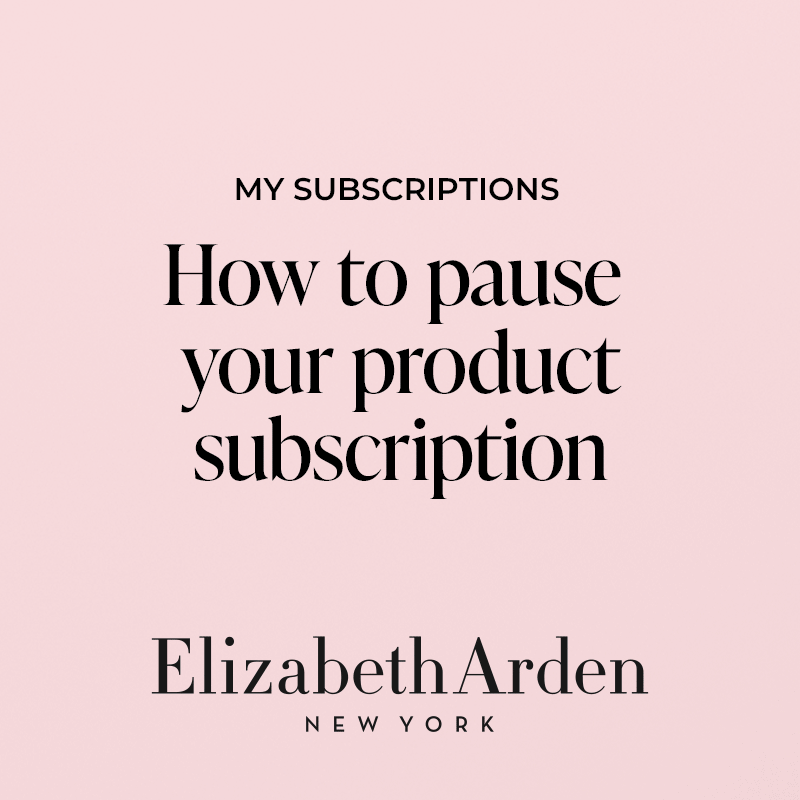How to pause your subscription order