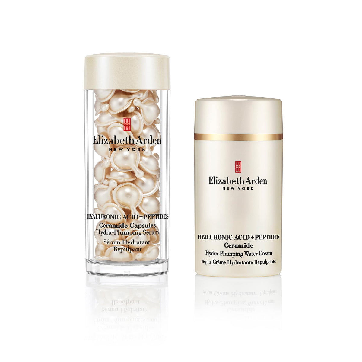 Hyaluronic Acid + Peptides Ceramide Capsules Serum Water Set