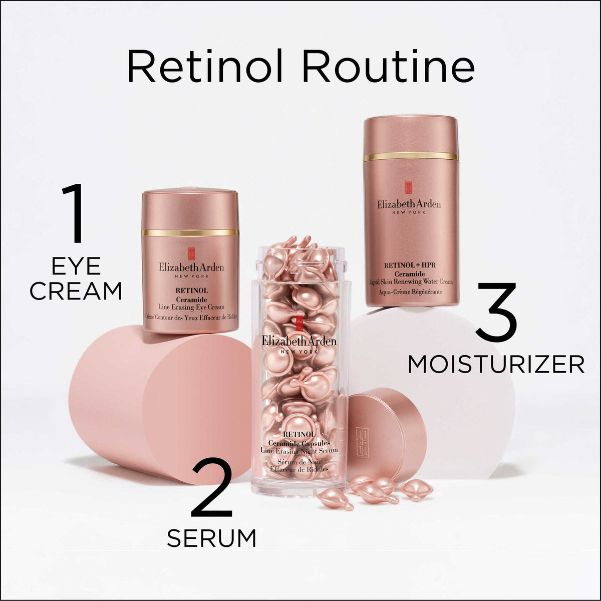 Hpr Retinol + HPR Ceramide Capsules & Rapid Skin Renewing Serum - 90 Piece ...