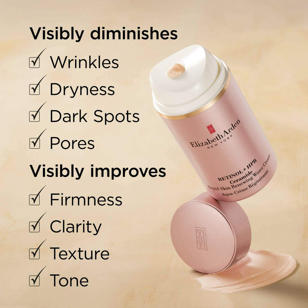 Visible diminishes wrinkles, dryness, dark spots and pores. Visibly improve firmness, clarity, texture and tone.
