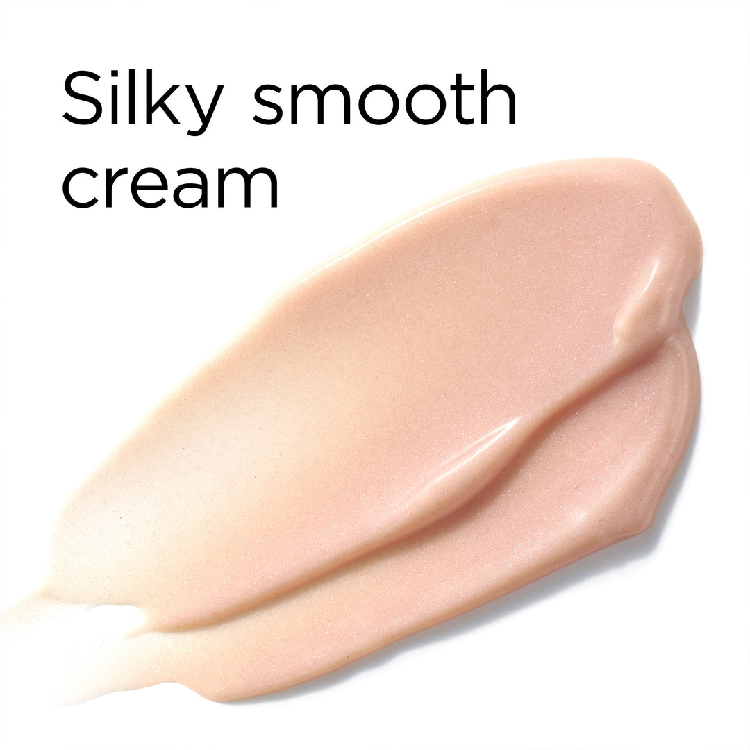 Retinol eye cream has a silky smooth cream texture