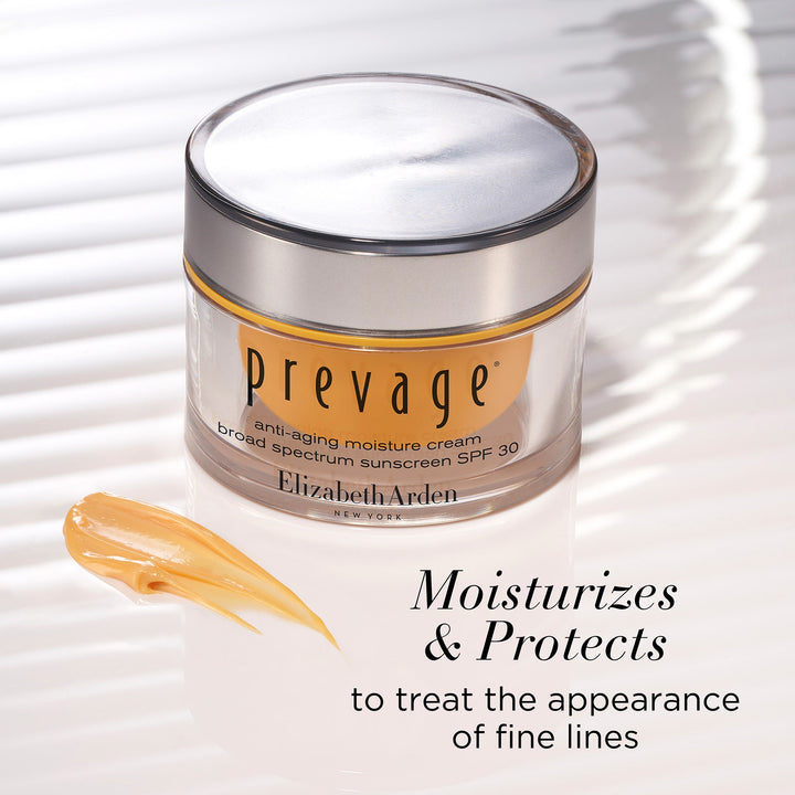 Moisturizes and Protects to treat the appearance of fine lines