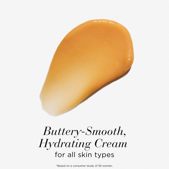Buttery smooth, hydrating cream for all skin types based on a consumer study of 55 women