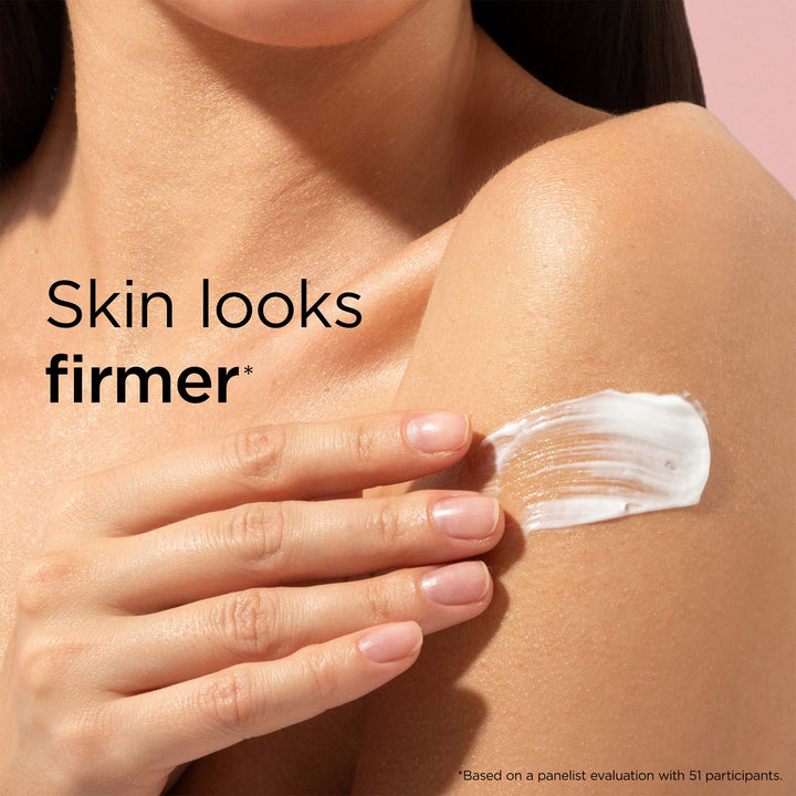 Skin looks firmer* *Based on a panelist evaluation with 51 participants.