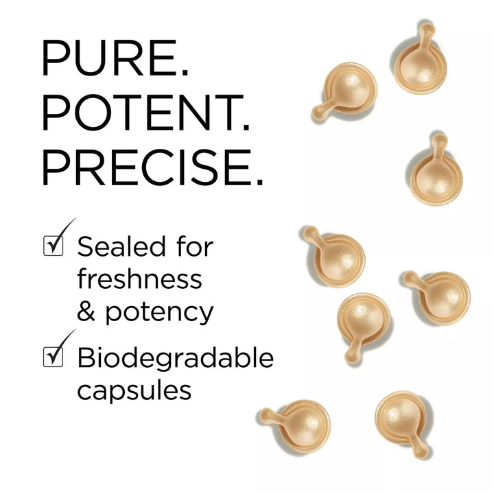 Advanced Ceramide Capsules is pure, potent and precise. Sealed for freshness and potency. Biodegradable capsules.