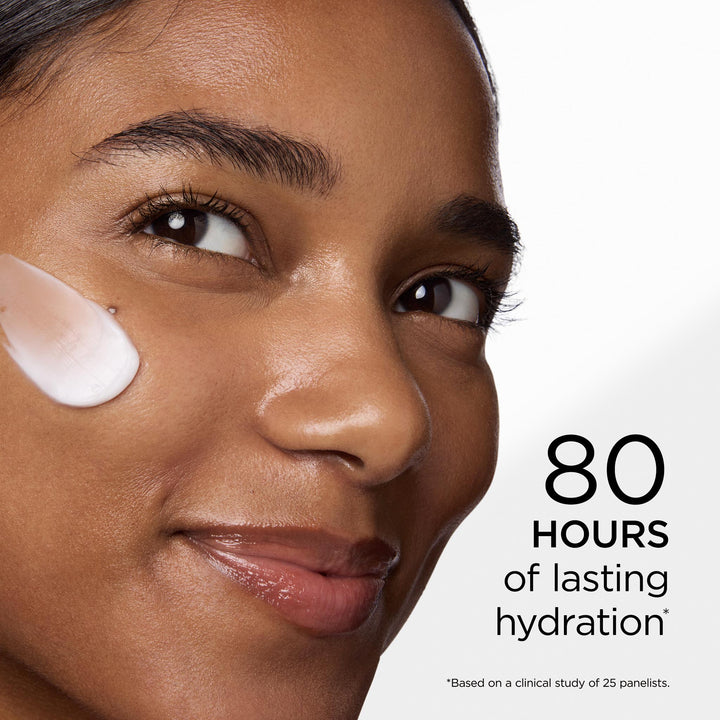 80 Hours of lasting hydration* *Based on a clinical study of 25 panelists.