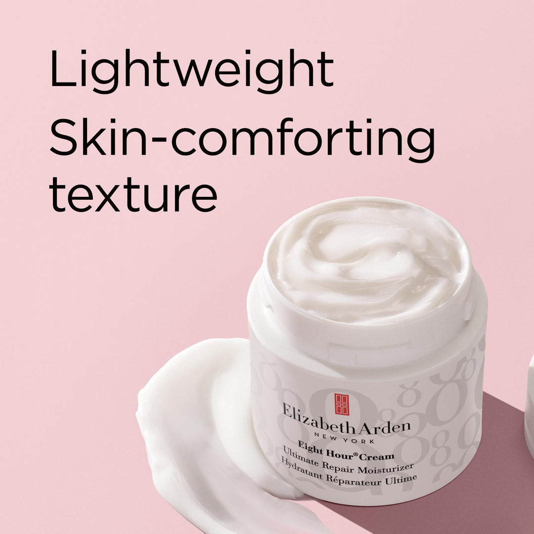 Eight Hour® Cream Ultimate Repair Moisturizer is lightweight and has a skin-comforting texture