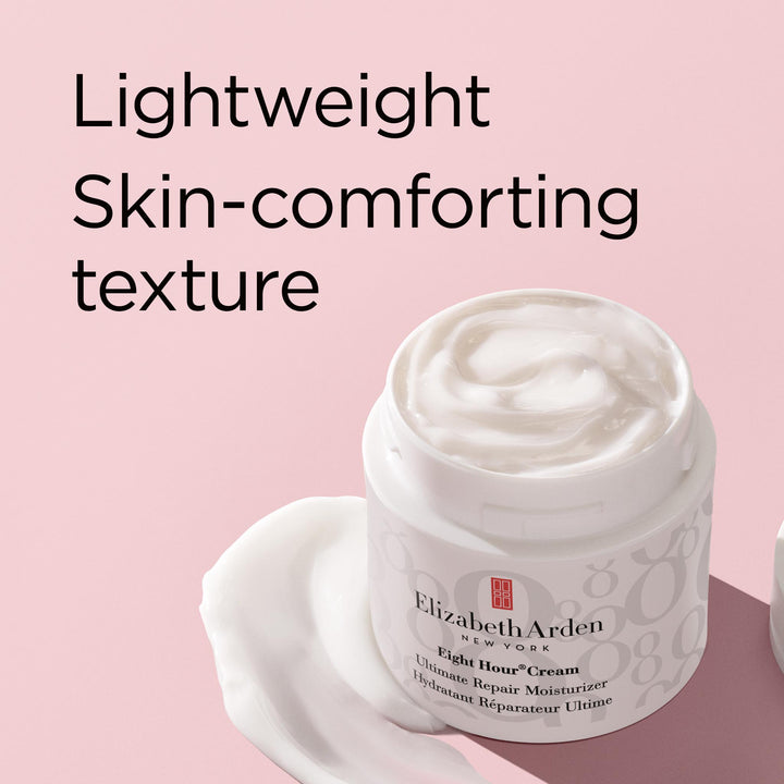 Eight Hour® Cream Ultimate Repair Moisturizer is lightweight and has a skin-comforting texture