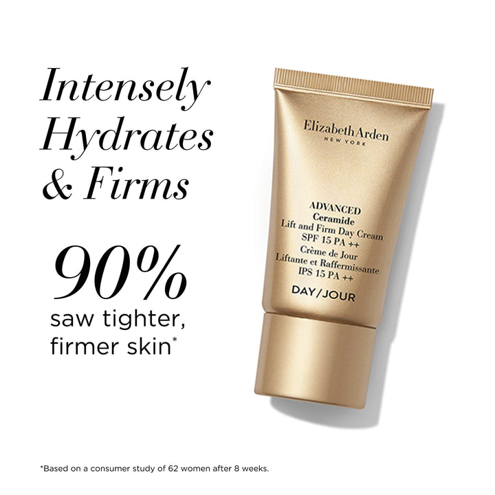 Intensely hydrates and firms. 90% saw tighter, firmer skin* *Based on a consumer study of 62 women after 8 weeks