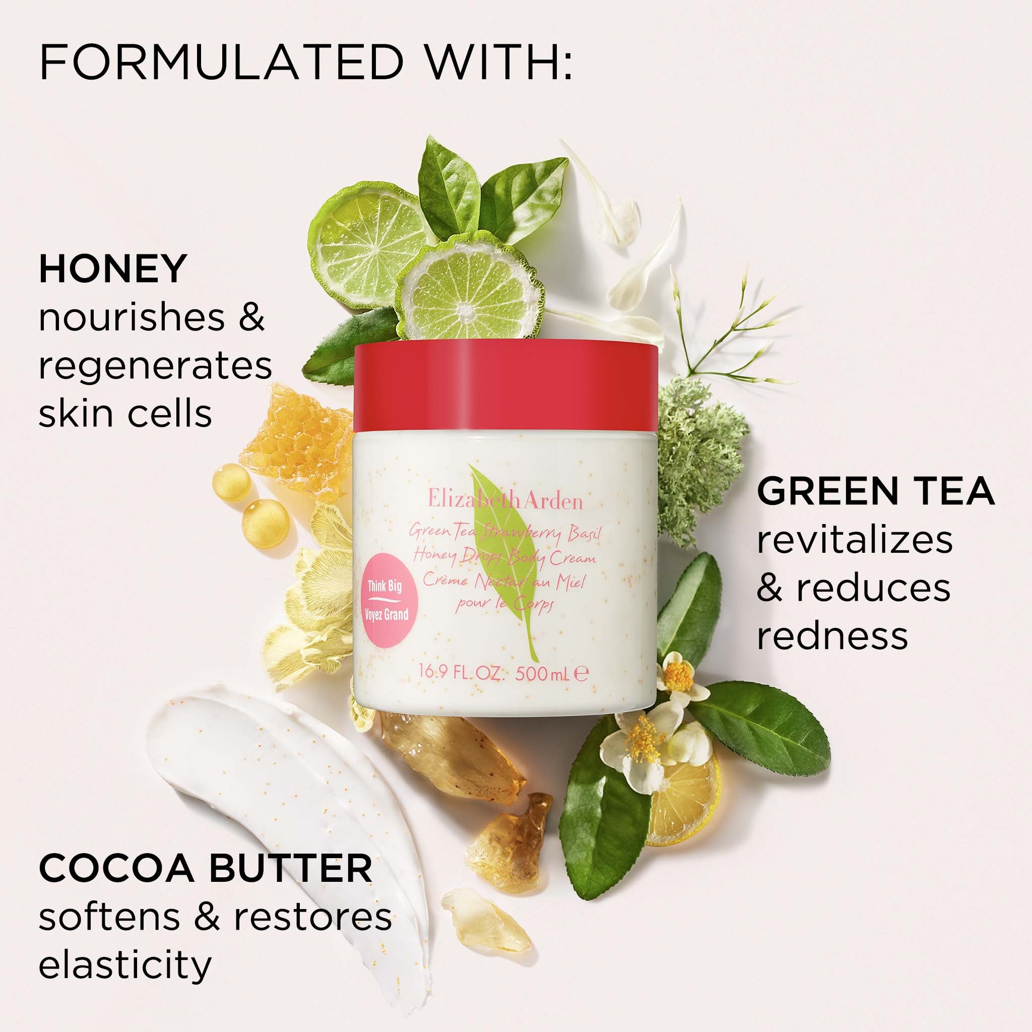 Green Tea Strawberry Basil Body Cream | Elizabeth Arden