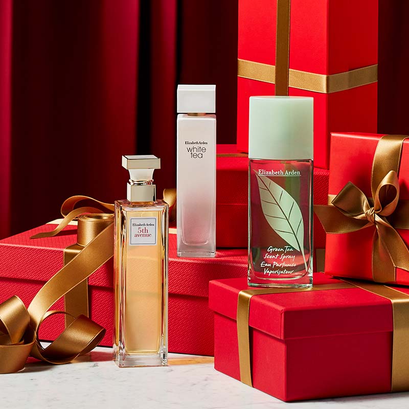 Holiday Banner with an assortment of fragrances mobile banner