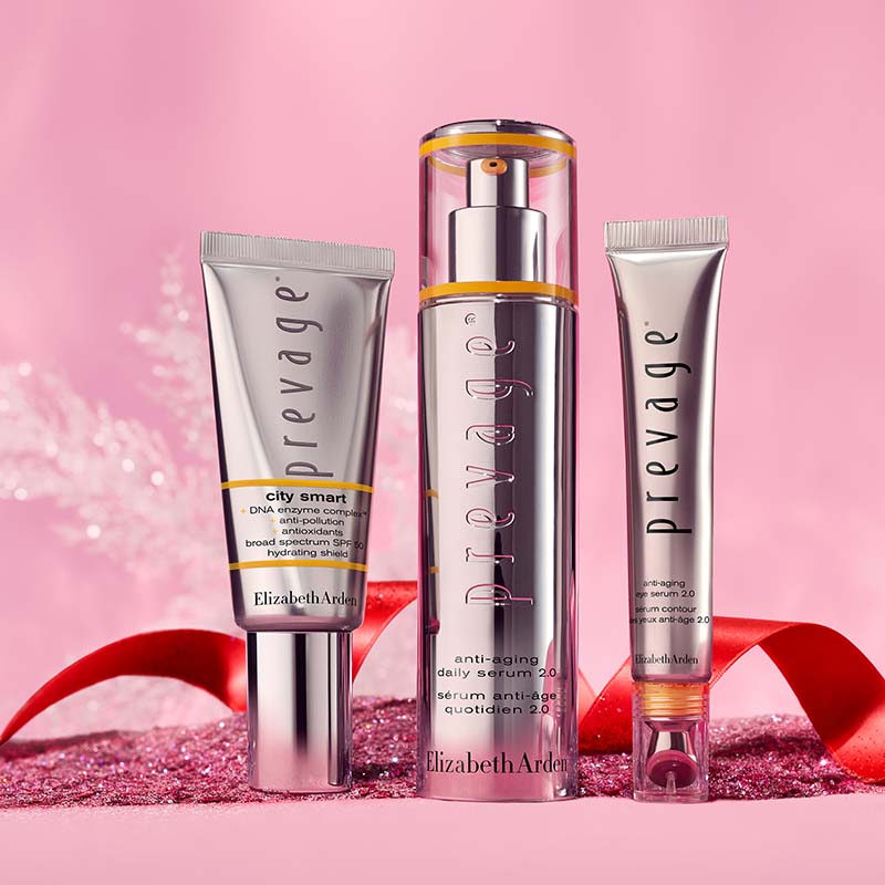 Holiday Banner with an assortment of Prevage Mobile Banner