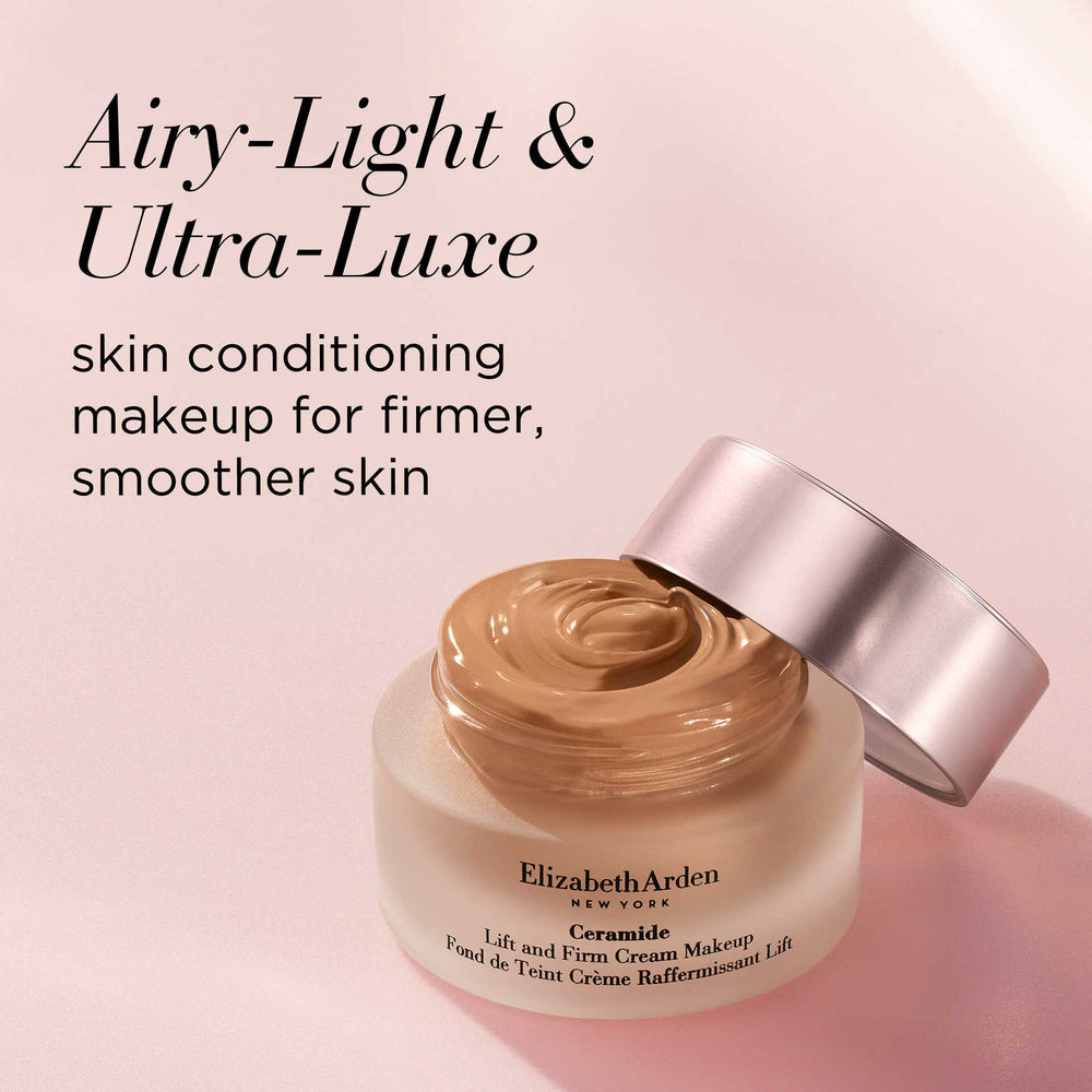 Airy-light and ultra-luxe skin conditioning makeup for firmer, smoother skin