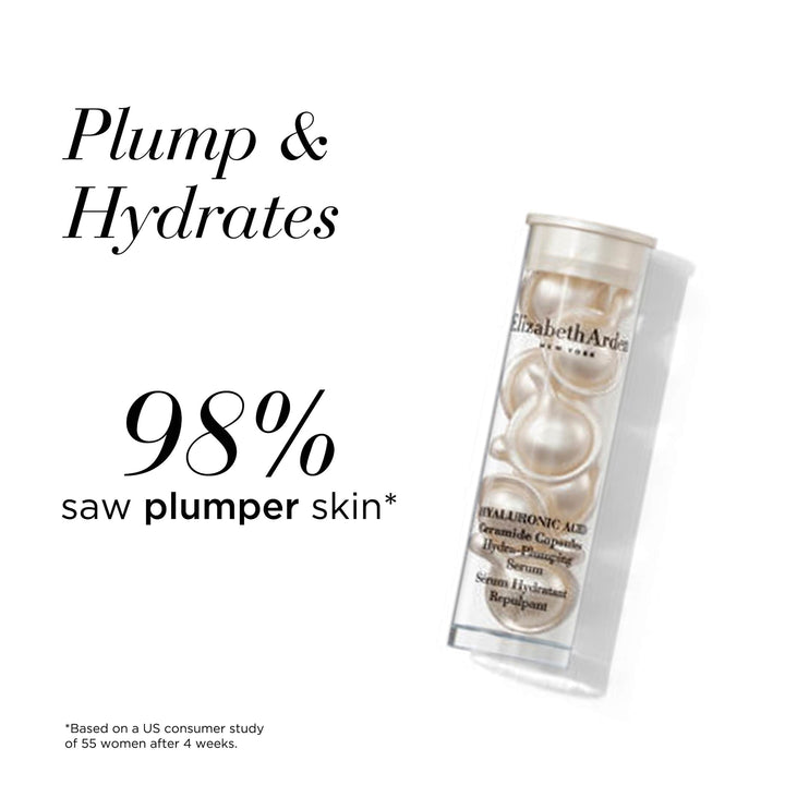 Plump and hydrates. 98% saw plumper skin* *Based on a US consumer study of 55 women after 4 weeks