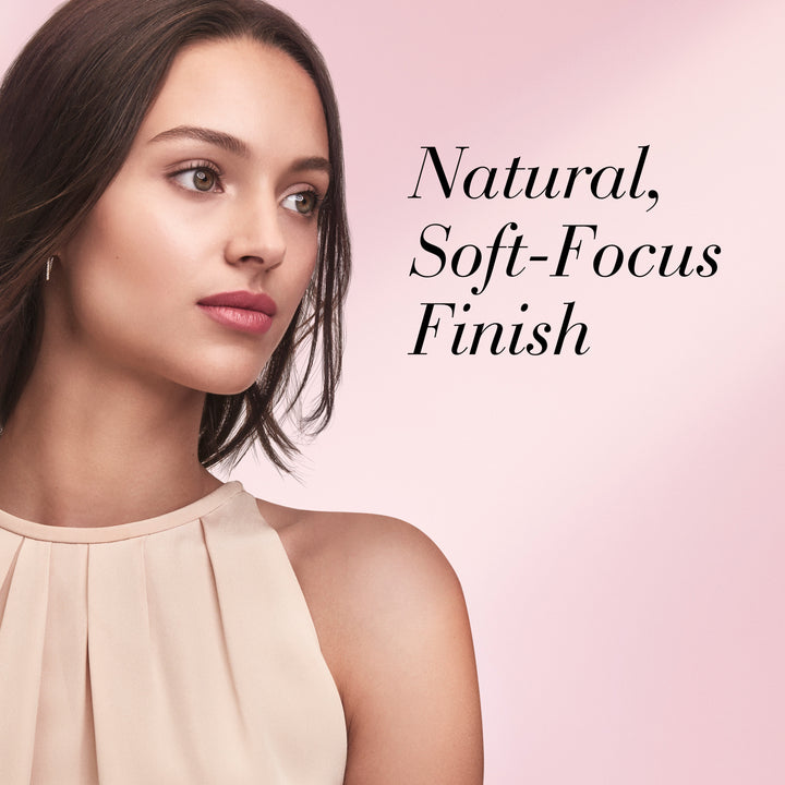 Natural, soft-focus finish