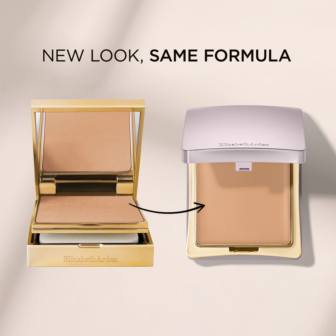 Flawless Finish Sponge-On Cream Makeup. New look, same formula