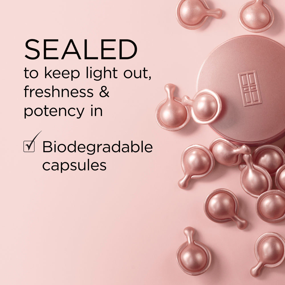 Sealed to keep light out, freshness and potency in. Biodegradable capsules