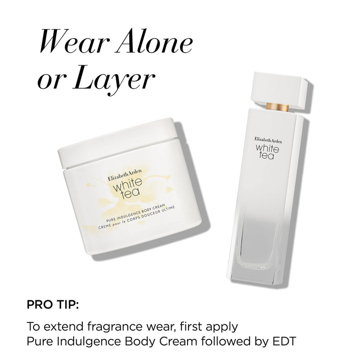 Wear Alone or layer. Pro Tip: To extend fragrance wear, first apply Pure Indulgence Body Cream followed by EDT