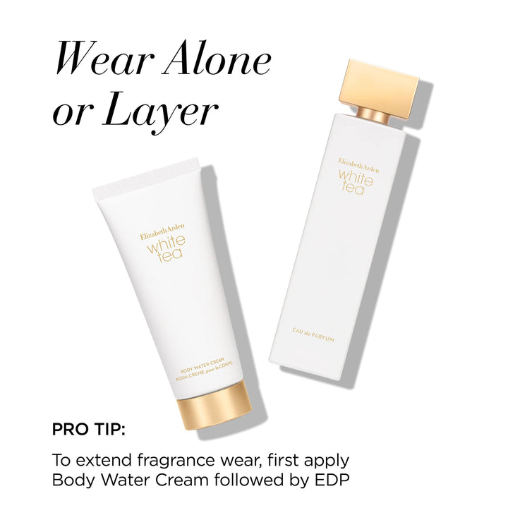 Wear Alone or Layer. Pro Tip: To extend fragrance wear, first apply Body Water Cream followed by EDP
